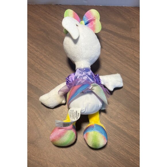 Disney Junior Daisy Duck Plush Bean Bag 11" Stuffed Animal Rainbow - Picture 3 of 6